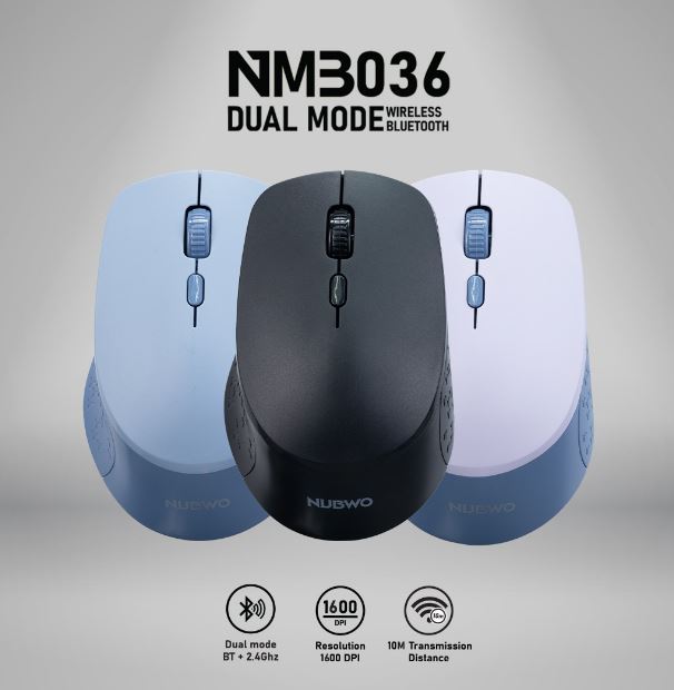 Nubwo NMB-036 Bluetooth &amp;Wireless Mouse