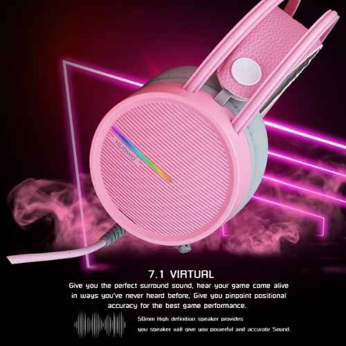 NUBWO X-98 Pink Edition Gaming Headset