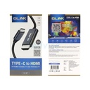 G-Link GL-067 USB Type C (M) to HDMI (M) Cable 2m