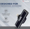DigiTek DWM-002 Lightning Wireless Microphone &amp; Receiver 2.4GHz