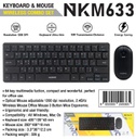 NUBWO NKM633 Wireless Keyboard &amp; Mouse Combo Set