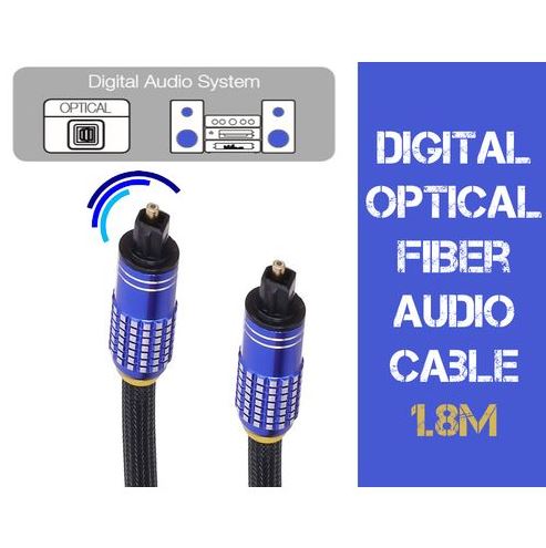 Jevit Digital Optical Fiber Audio Cable 1.8M