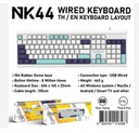 NUBWO NK-44 USB Wired Keyboard (ENG/THAI Layout)