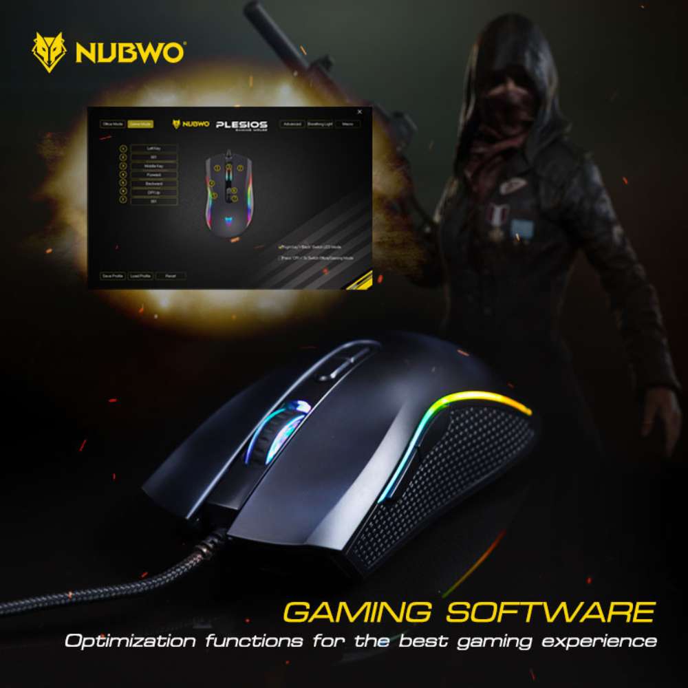 Nubwo NM-89M PLESIOS Gaming Mouse