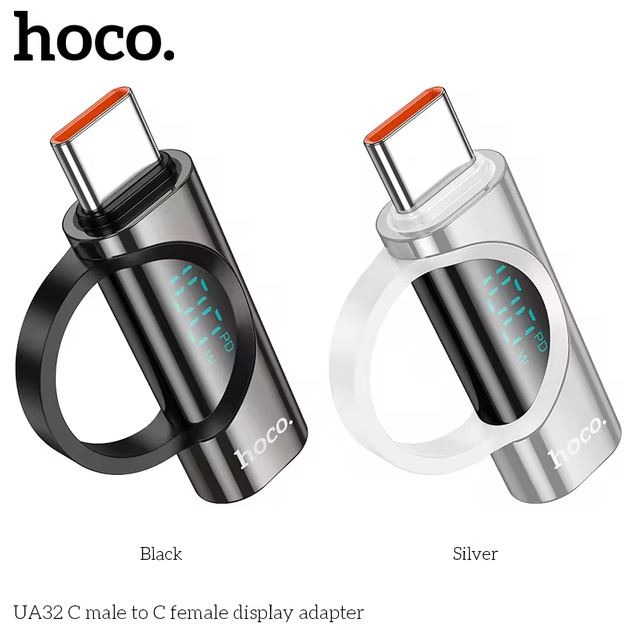 Hoco UA-32 USB C male to female Adapter