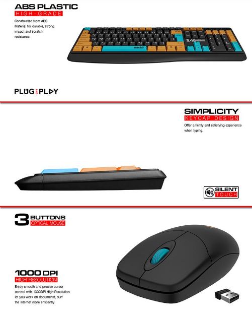 SIGNO KW 770+WM 107 2.4G Wireless Keyboard &amp;Mouse