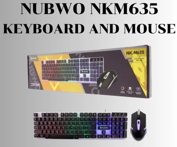 Nubwo NKM635 Wired Keyboard + Mouse Combo