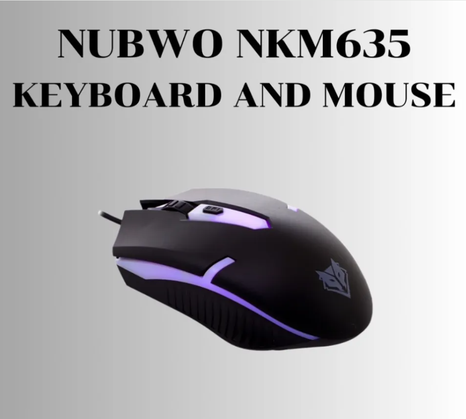 Nubwo NKM635 Wired Keyboard + Mouse Combo