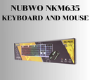 Nubwo NKM635 Wired Keyboard + Mouse Combo