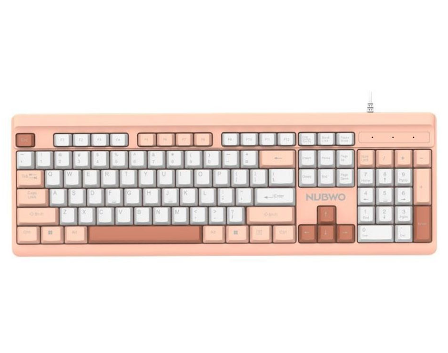NUBWO NK-44 USB Wired Keyboard (ENG/THAI Layout)