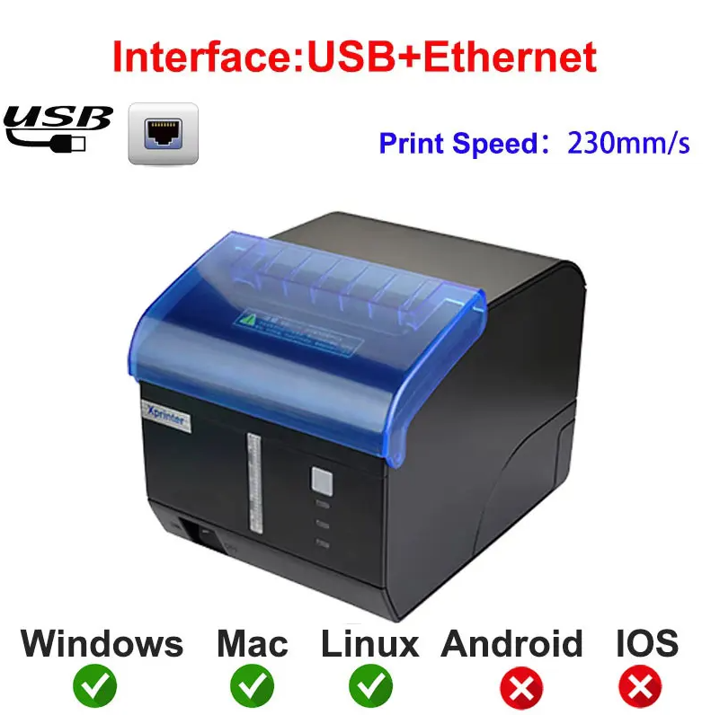 X-printer (C-260M ) USB+Lan Receipt Printer