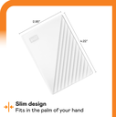 WD My Passport 2TB External Hard Disk (White)