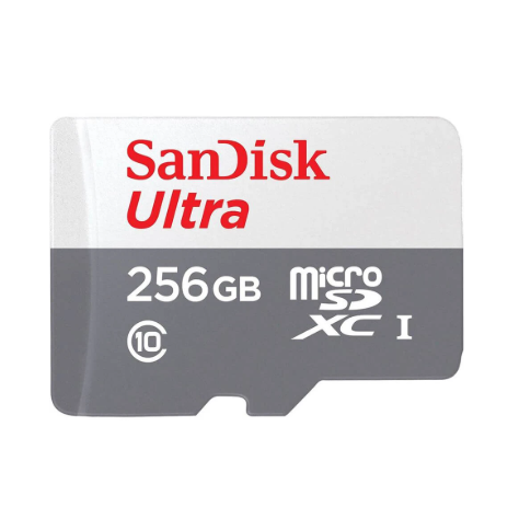 SANDISK Ultra micro SDXC UHS-1 Card 256GB (SDSQUAC-GN6MN)