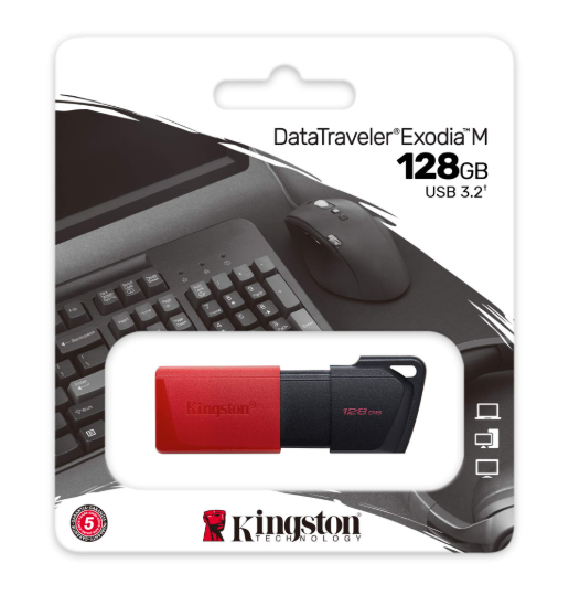 Kingston Data Traveler Exodia 128GB USB 3.2 Flash Drive