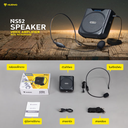 NUBWO NS52 Speaker Voice Amplifier with Microphone