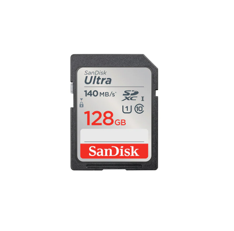 SANDISK Ultra SD Card SDXC UHS-1 Card 128GB (SDSQUNB-GN6IN)