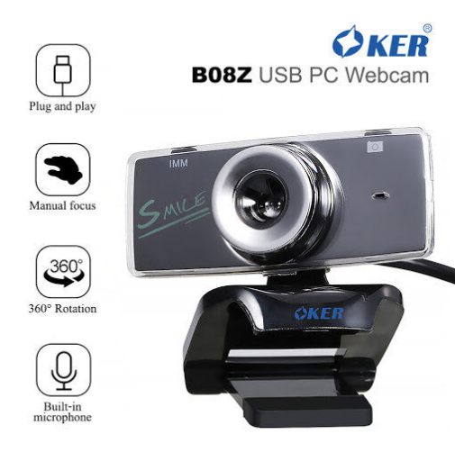 OKER B08Z USB PC WebCam