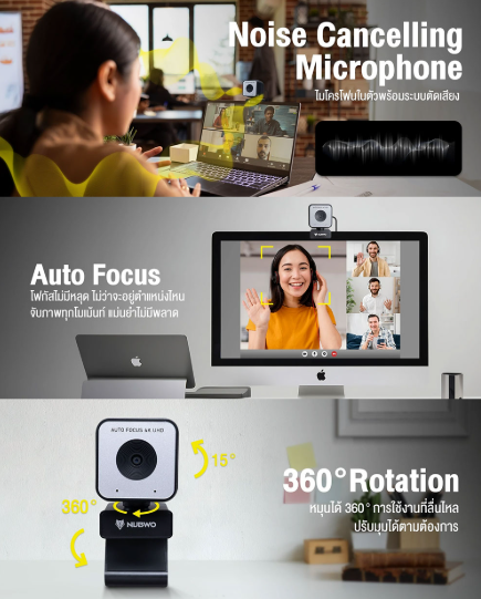 NUBWO NWC592 4K Webcam