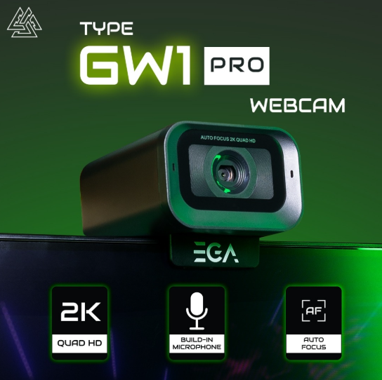 EGA Type GW1 Pro 2K Webcam