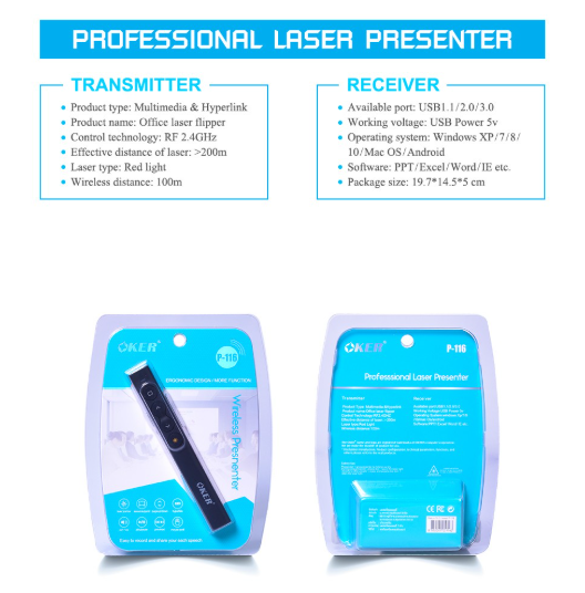 Oker P116 Wireless Presenter