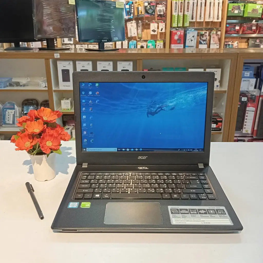 Acer Aspire E5-475G (i3 6006U, 4GB, SSD 256 GB,Graphic 2GB,14",DVD R/W)