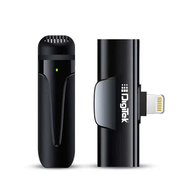 DigiTek DWM-002 Lightning Wireless Microphone & Receiver 2.4GHz