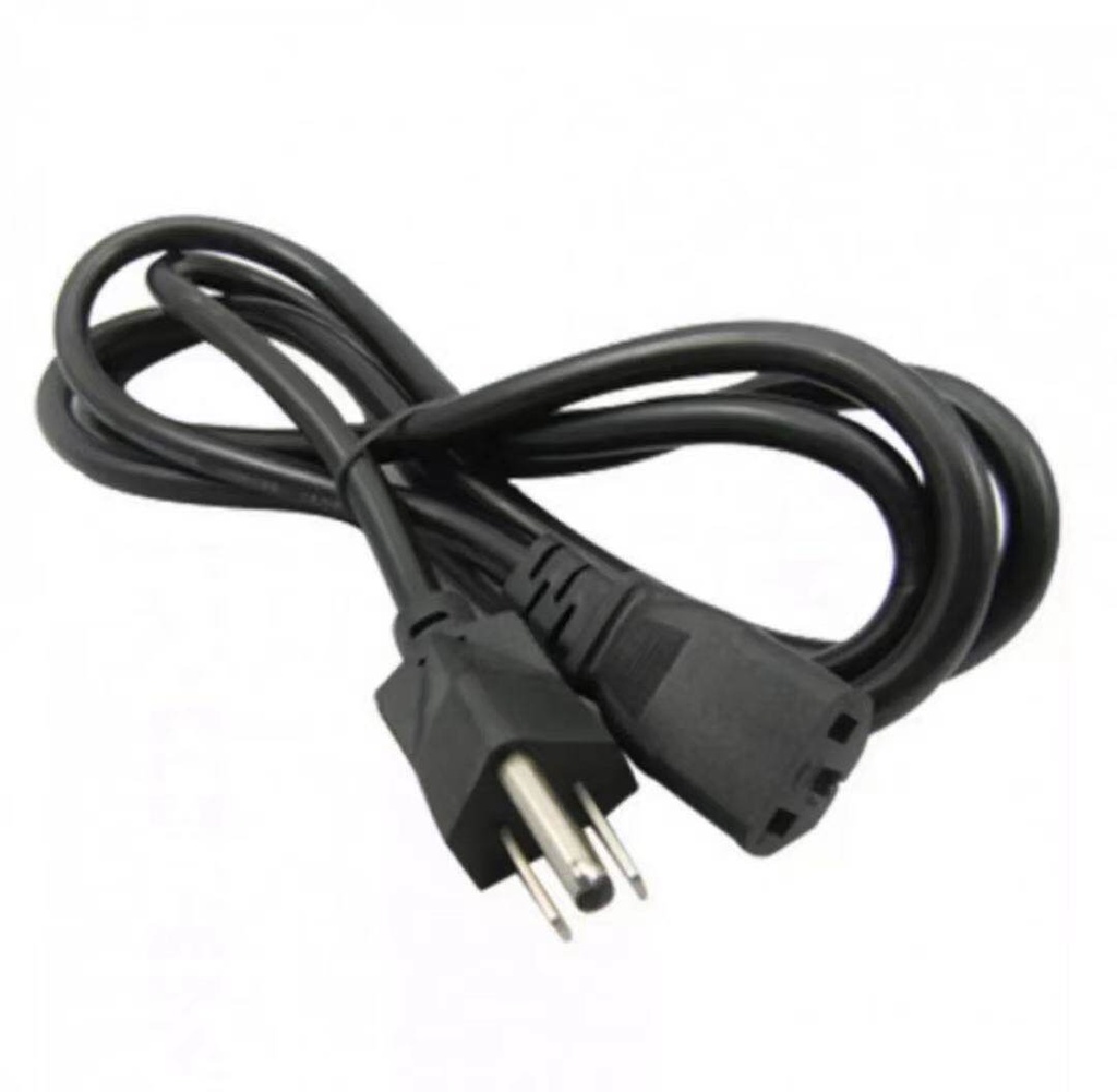AC Power Cable 1mm, 1.8m  (3 Pin) Good Quality