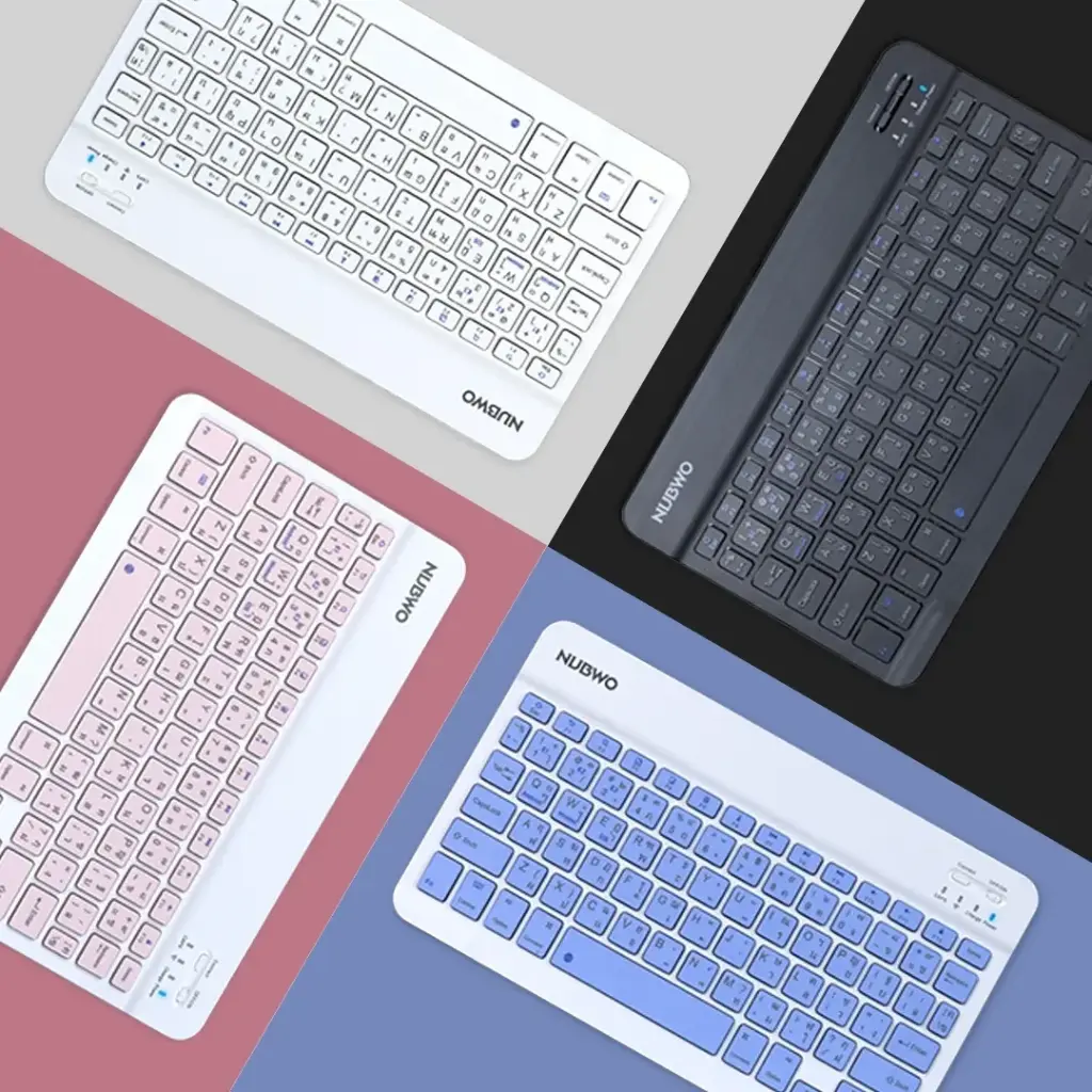 NUBWO NKB100 Ultra Slim Bluetooth Keyboard