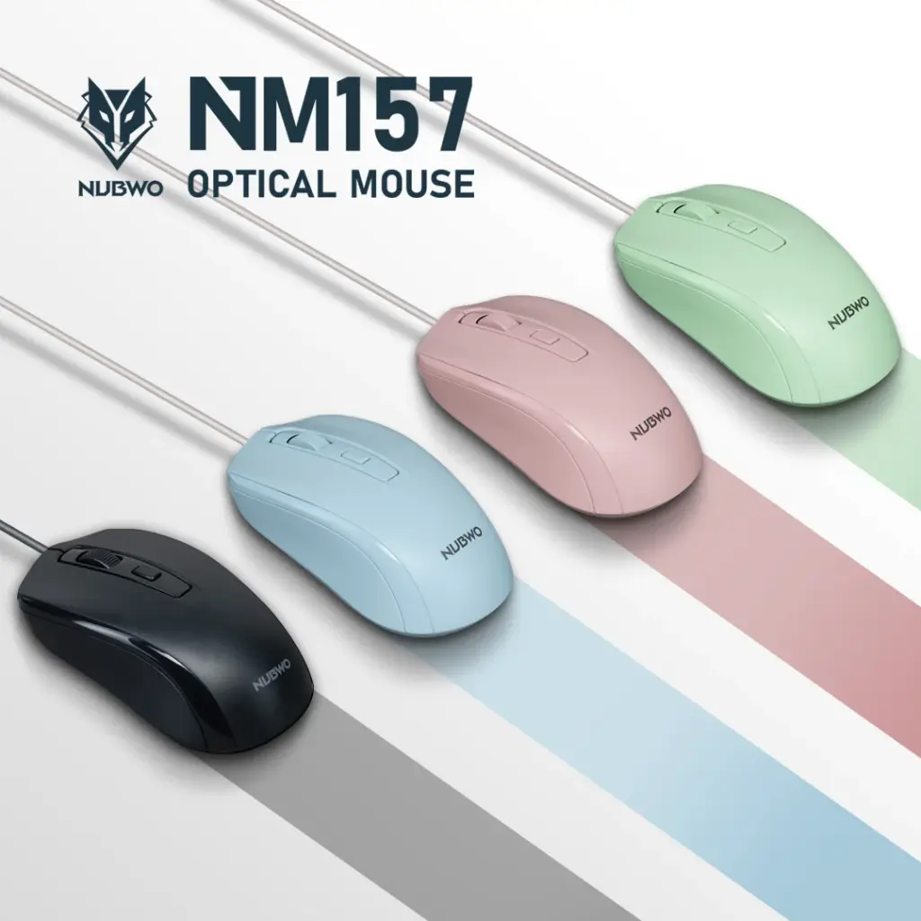 Nubwo NM-157 Silent Optical Mouse