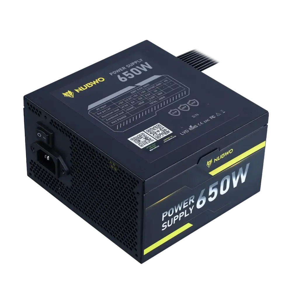 Nubwo NPS650 650W Power Supply
