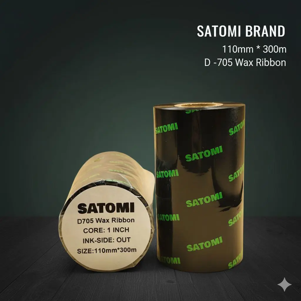 Satomi Barcode Ribbon 110x300 Wax