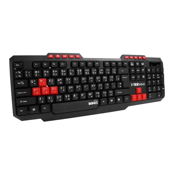 Signo KB-709 Waterproof Design Gaming Keyboard (EN/TH Layout)