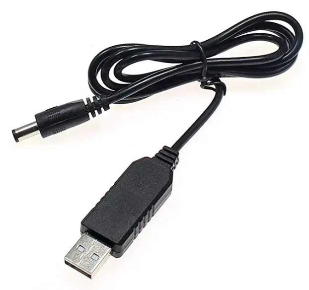 USB to 2.5 Wifi Router Power Bank Cable