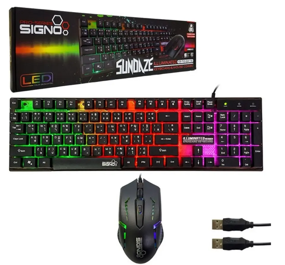Signo KB712 + GM112 Keyboard and Mouse Combo