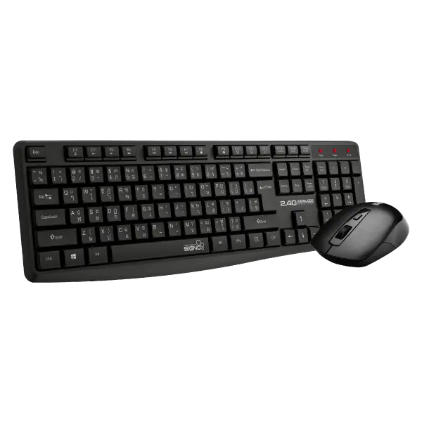SIGNO KW-760+WM-106 Wireless Keyboard and Mouse Combo