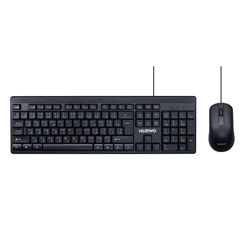 NUBWO NKM641 Wired Keyboard+Mouse Combo