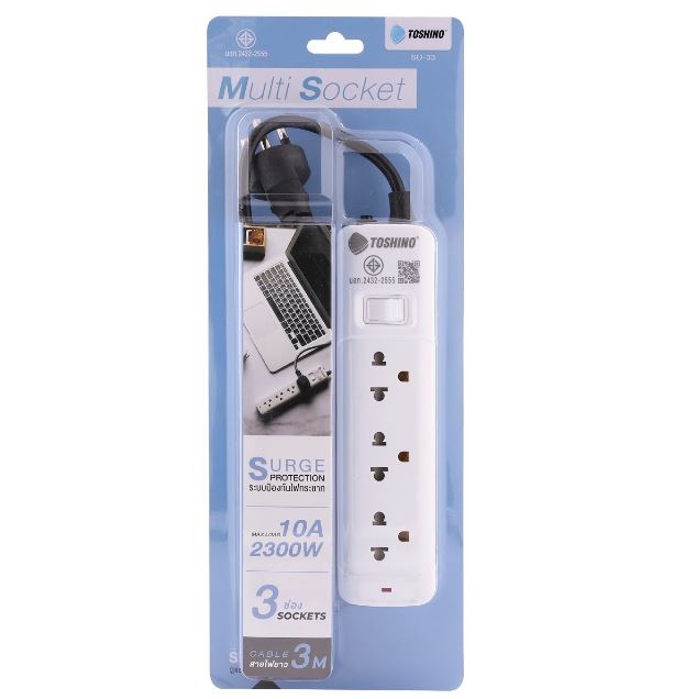 Toshino S0-33 Multi 3 Socket 3M