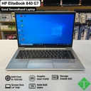 HP EliteBook 840 G7 (i5 10th, 8GB, 256GB SSD, 14&quot;, Silver)