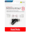 SANDISK 256GB Ultra Dual USB 3.2 Type-C (USB-C &amp; USB-A) Flash Drive