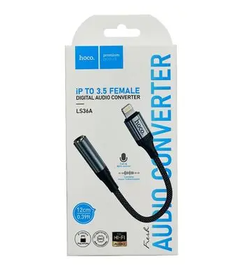 HOCO LS36A  iP to 3.5 Female Digital Audio Converter