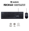 Nubwo NKM641 Wired Keyboard + Mouse Combo Set