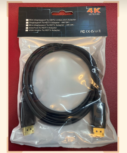 Display Port Male to Male 3M Cable