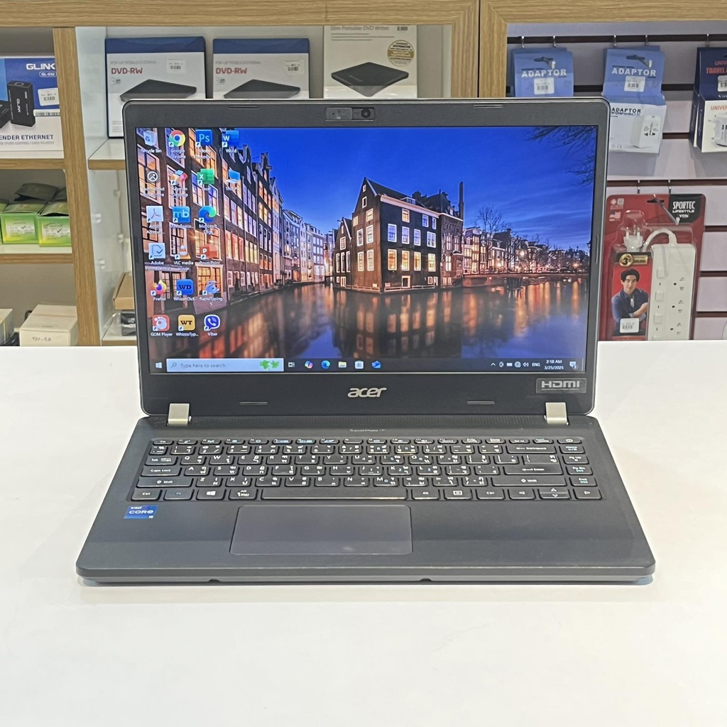 Acer TravelMate P214-53 (i5 11th,8GB, SSD 256GB, 14") Black