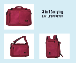 Bag - 3 in 1 Carrying Laptop Backpack