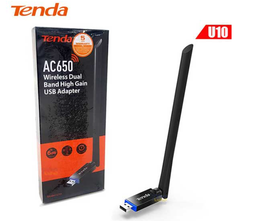 [129253] Tenda AC650 U-10 Wireless Dual Band High Gain USB Adapter