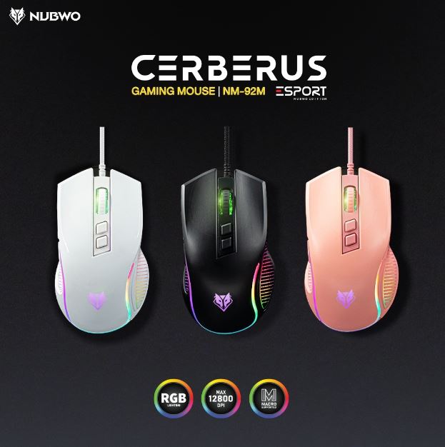 NUBWO  CERBERUS NM-92M Gaming Mouse