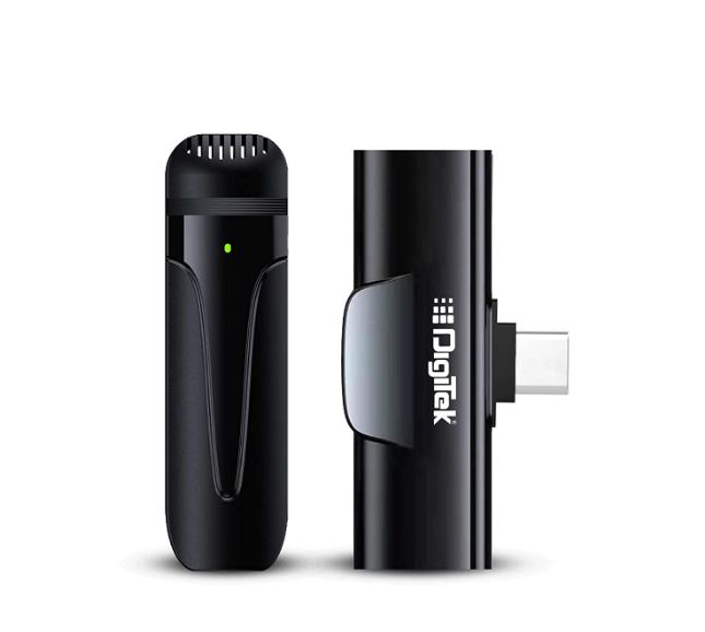 DigiTek DWM-001 Type-C Wireless Microphone & Receiver 2.4GHz