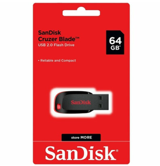SANDISK USB 2.0 Flash Drive 64GB (SDCZ50-B35)
