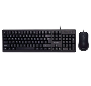 NUBWO NKM-628 Wired Keyboard & Mouse Combo Set (Black)