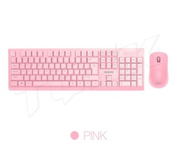[128245] NUBWO NKM-628 Wired Keyboard &amp; Mouse Combo Set ( Mint, Pink, White)